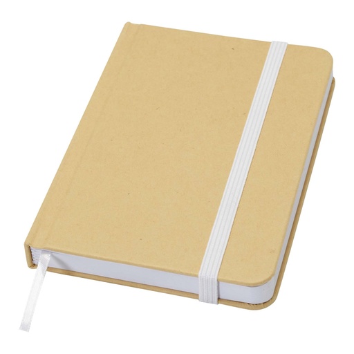 Reed A6 recycled hard cover notebook with plain pages