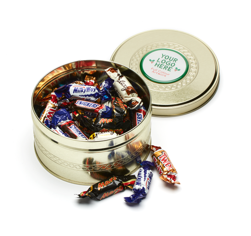 [106213] Gold Treat Tin - Celebrations