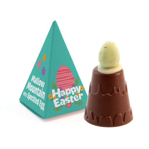 [106448] Easter - Eco Pyramid Box - Mallow Mountain with Speckled Egg