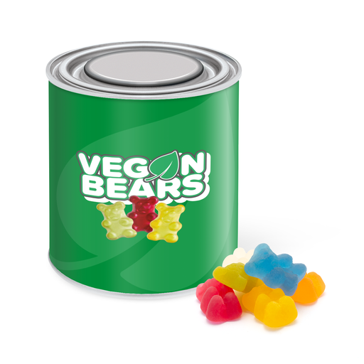 [106655] Large Paint Tin - Vegan Bears