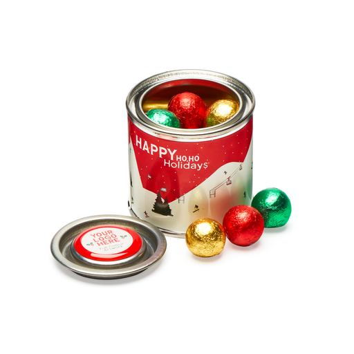 [107038] Small Paint Tin - Solid Chocolate Balls