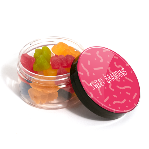 [107212] Screw Top Jar - Vegan Bears