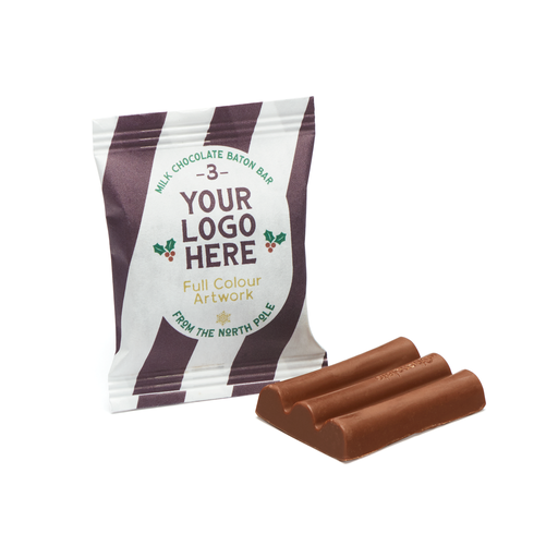 [100365] 3 Baton Bar - Milk Chocolate³